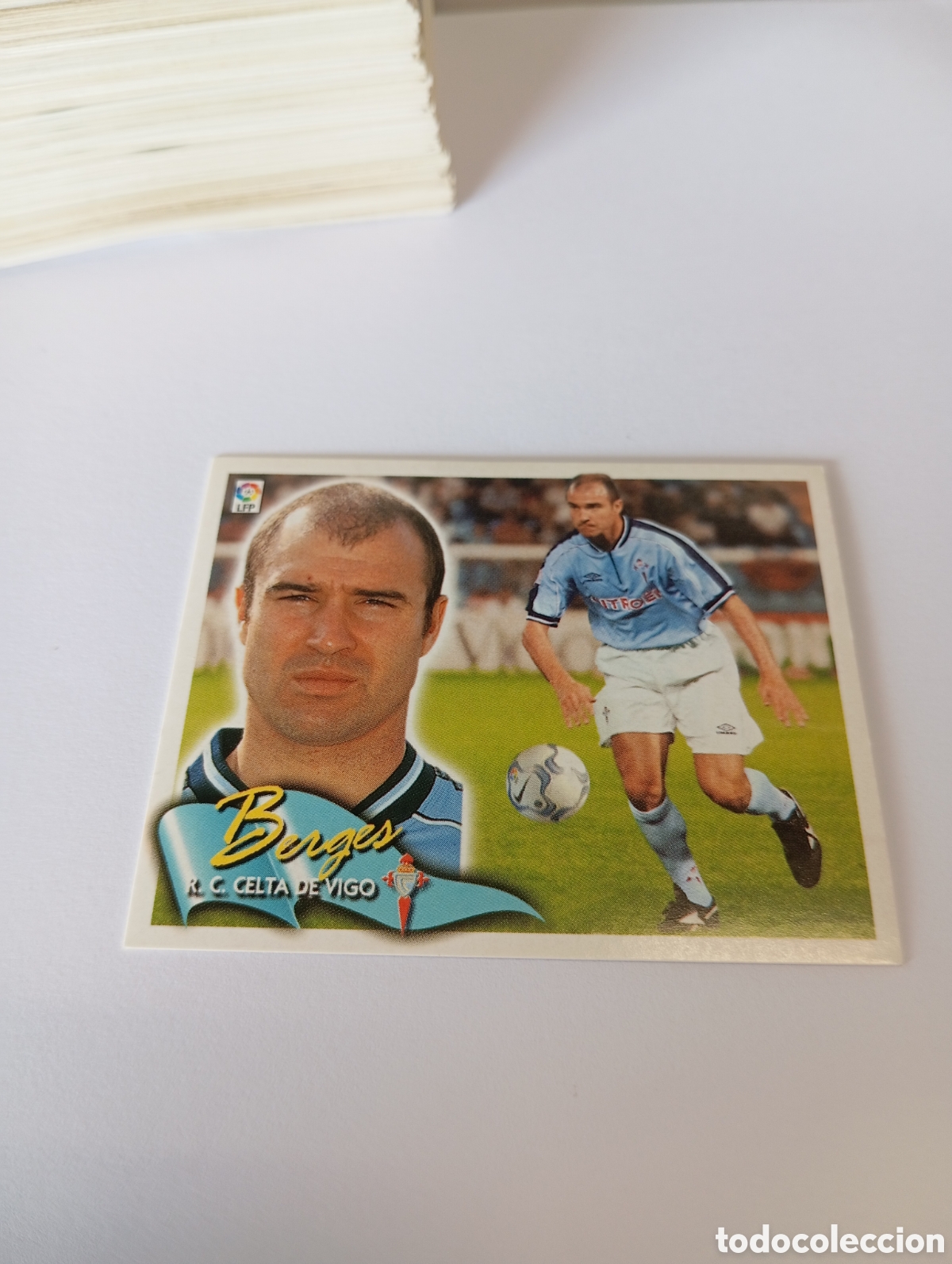 Cromos de F&uacute;tbol: BERGES Celta LIGA ESTE 2000 2001 PANINI 00 01 NUEVO SIN PEGAR
