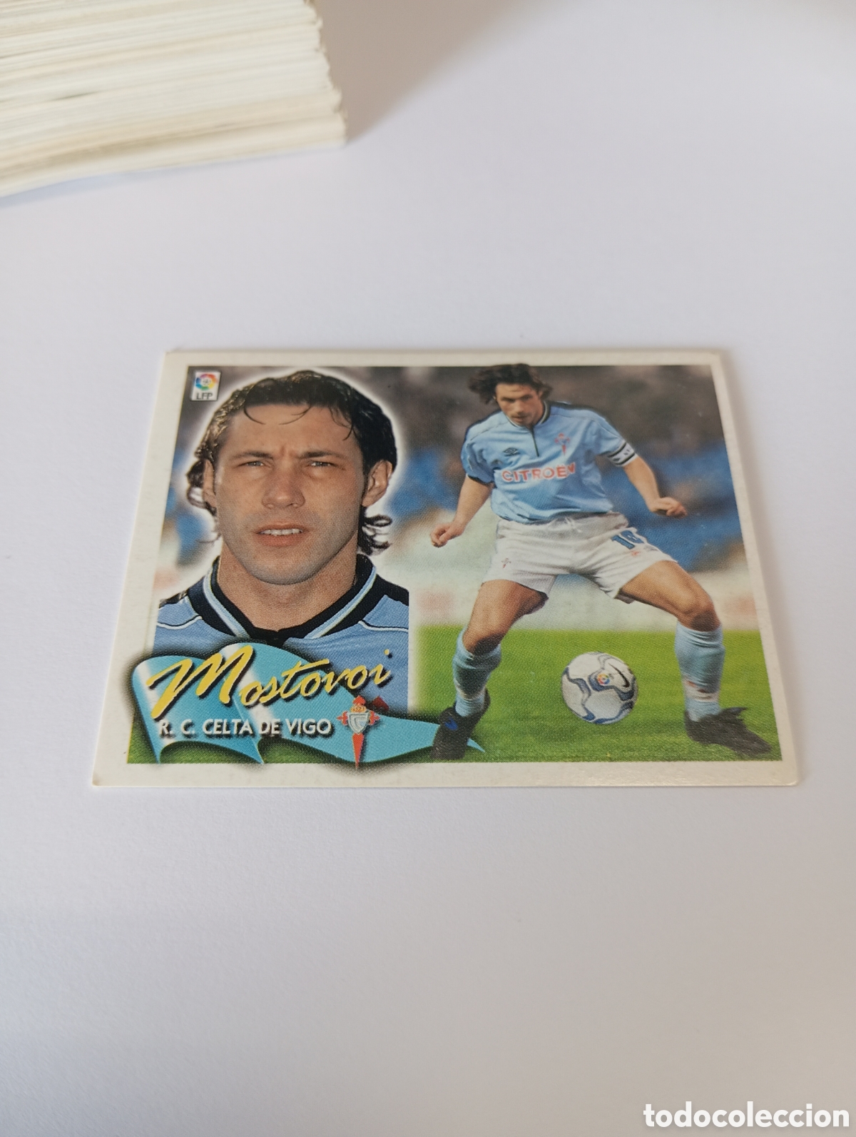 Cromos de F&uacute;tbol: MOSTOVOI Celta LIGA ESTE 2000 2001 PANINI 00 01 NUEVO SIN PEGAR