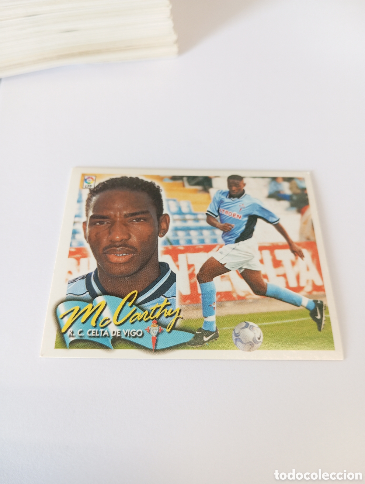Cromos de F&uacute;tbol: McCARTHY Celta LIGA ESTE 2000 2001 PANINI 00 01 NUEVO SIN PEGAR