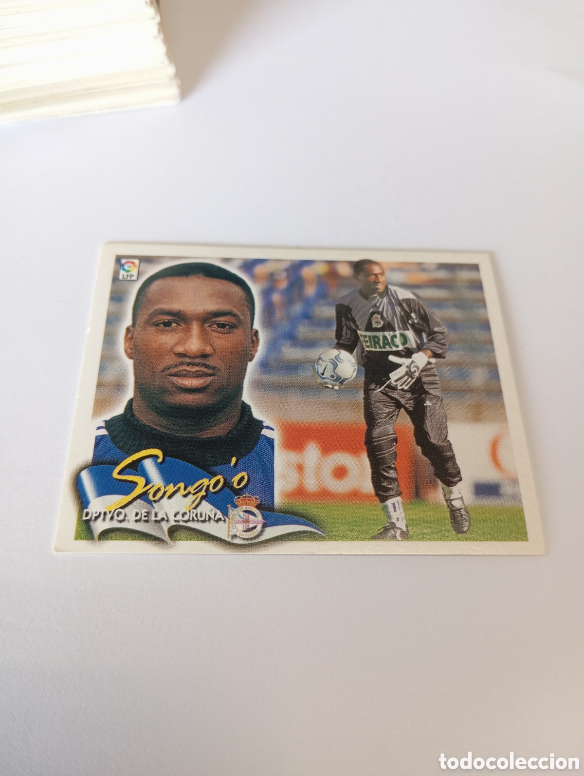 Cromos de F&uacute;tbol: SONGO'O Deportivo LIGA ESTE 2000 2001 PANINI 00 01 NUEVO SIN PEGAR