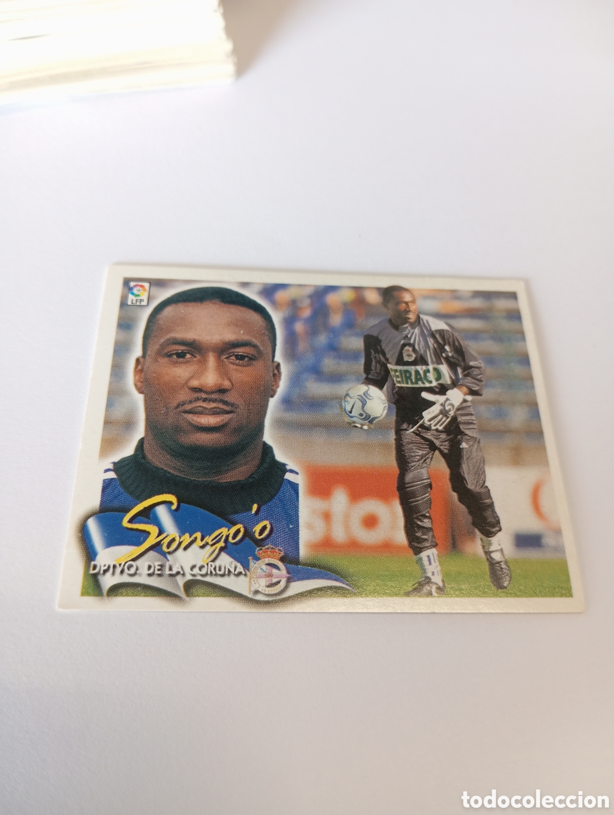 Cromos de F&uacute;tbol: SONGO'O Deportivo LIGA ESTE 2000 2001 PANINI 00 01 NUEVO SIN PEGAR