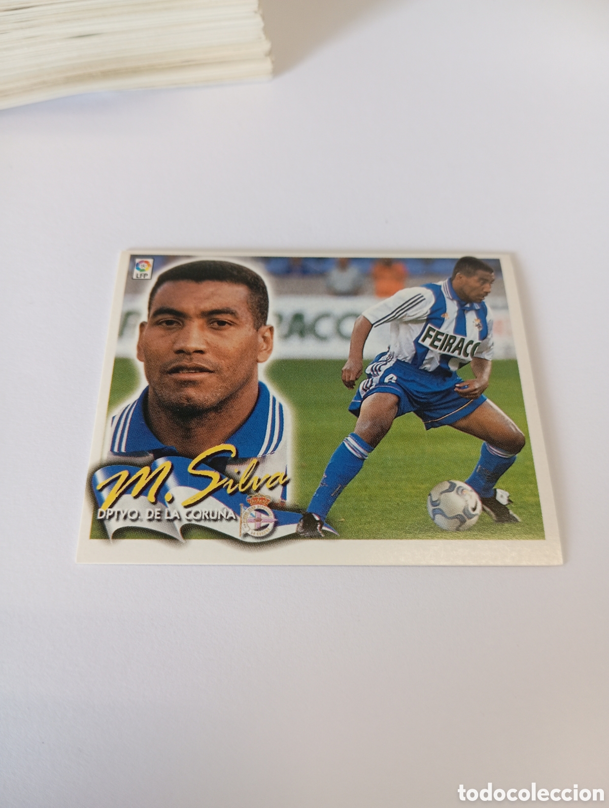 Cromos de F&uacute;tbol: MAURO SILVA Deportivo LIGA ESTE 2000 2001 PANINI 00 01 NUEVO SIN PEGAR