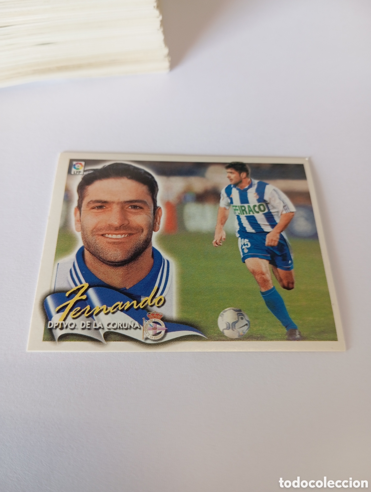 Cromos de F&uacute;tbol: FERNANDO Deportivo LIGA ESTE 2000 2001 PANINI 00 01 NUEVO SIN PEGAR