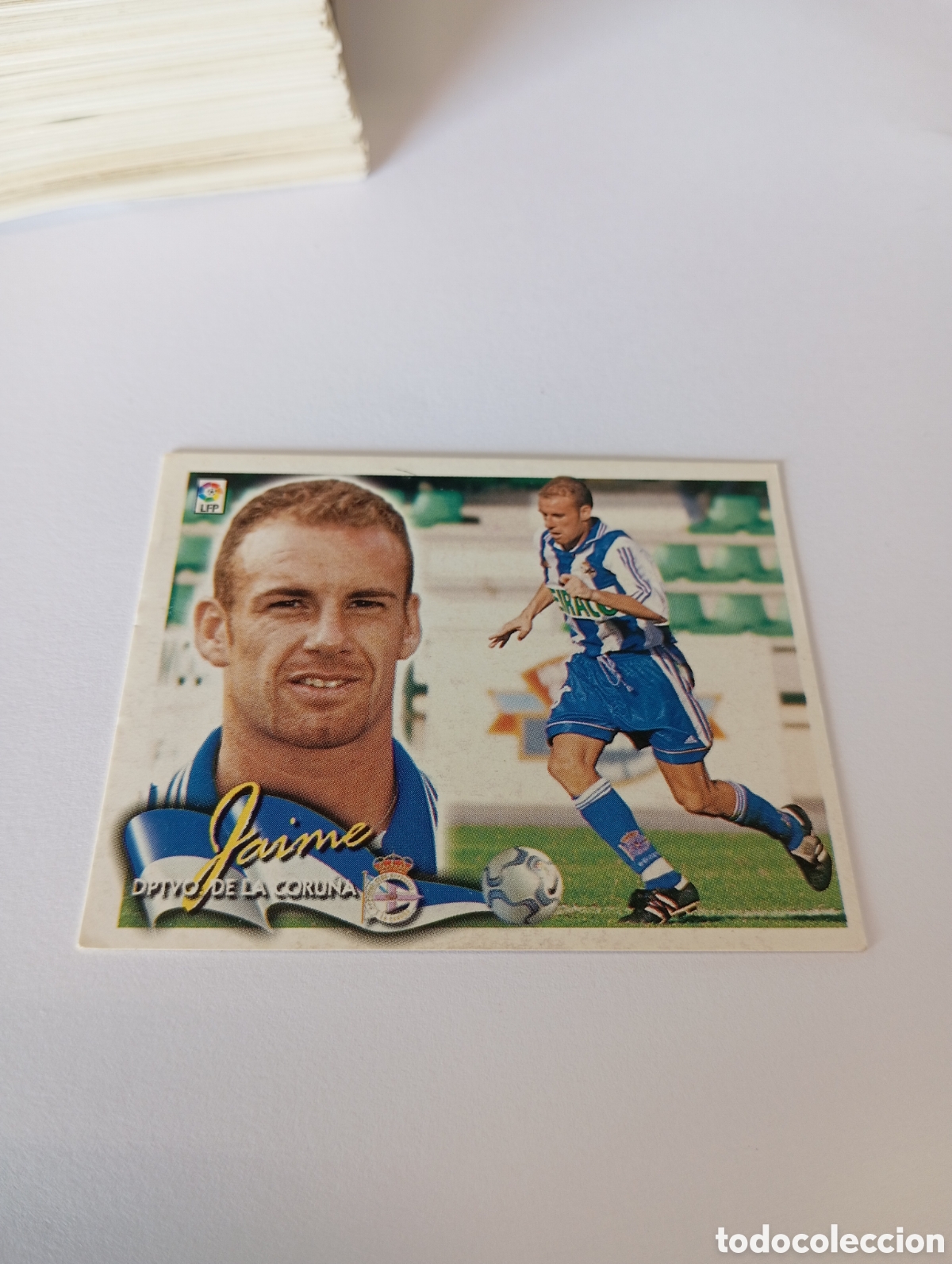 Cromos de F&uacute;tbol: JAIME Deportivo LIGA ESTE 2000 2001 PANINI 00 01 NUEVO SIN PEGAR