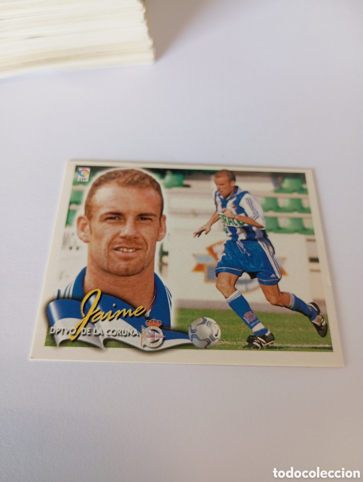 Cromos de F&uacute;tbol: JAIME Deportivo LIGA ESTE 2000 2001 PANINI 00 01 NUEVO SIN PEGAR