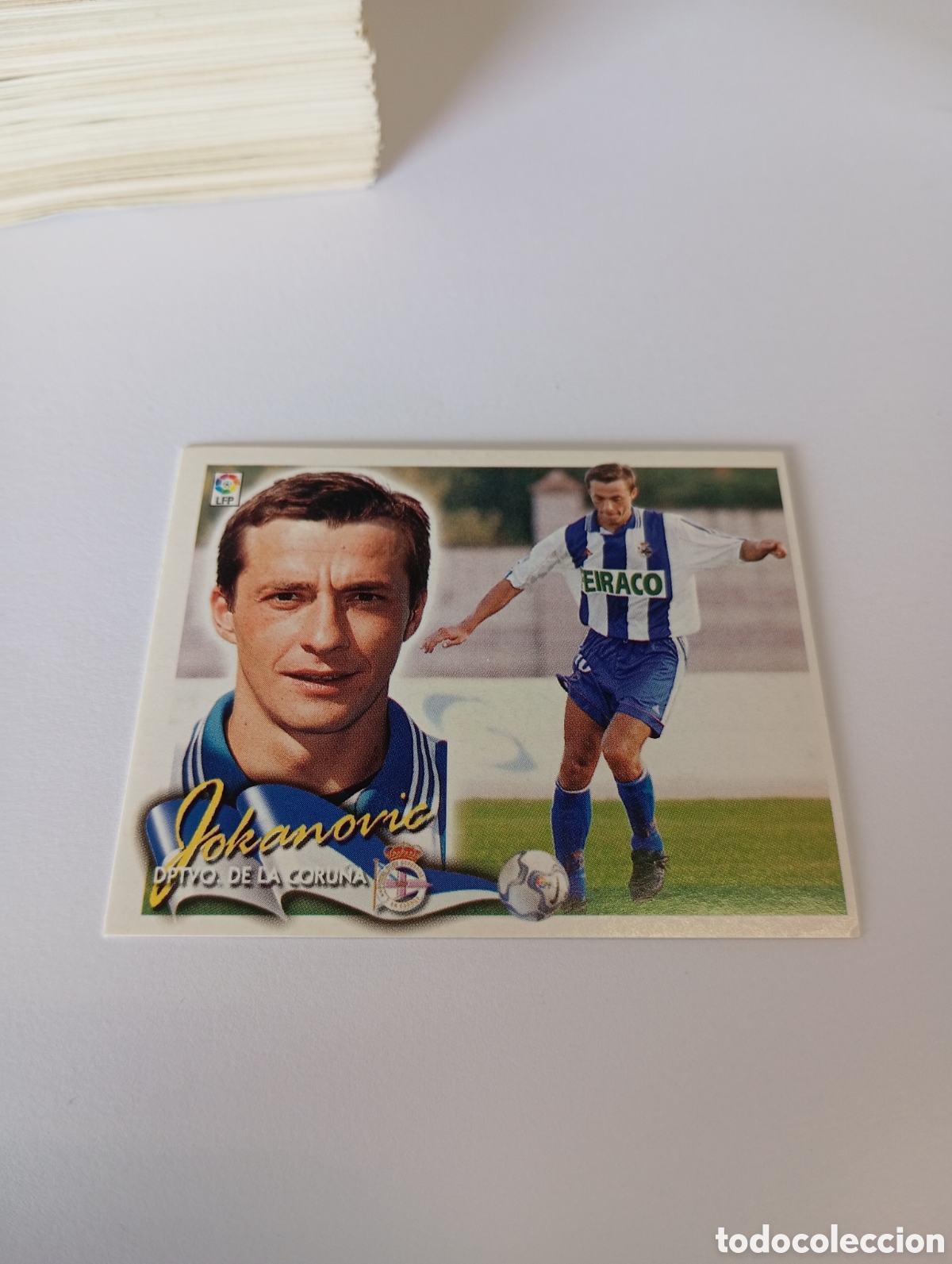 Cromos de F&uacute;tbol: JOKANOVIC Deportivo LIGA ESTE 2000 2001 PANINI 00 01 NUEVO SIN PEGAR