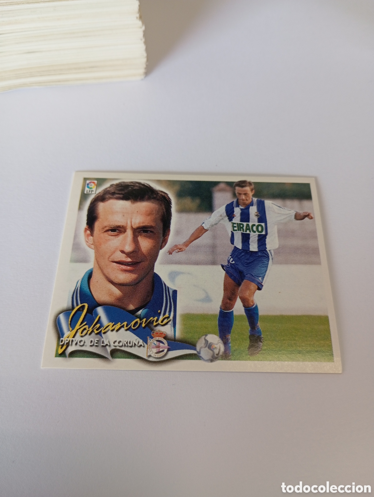 Cromos de F&uacute;tbol: JOKANOVIC Deportivo LIGA ESTE 2000 2001 PANINI 00 01 NUEVO SIN PEGAR