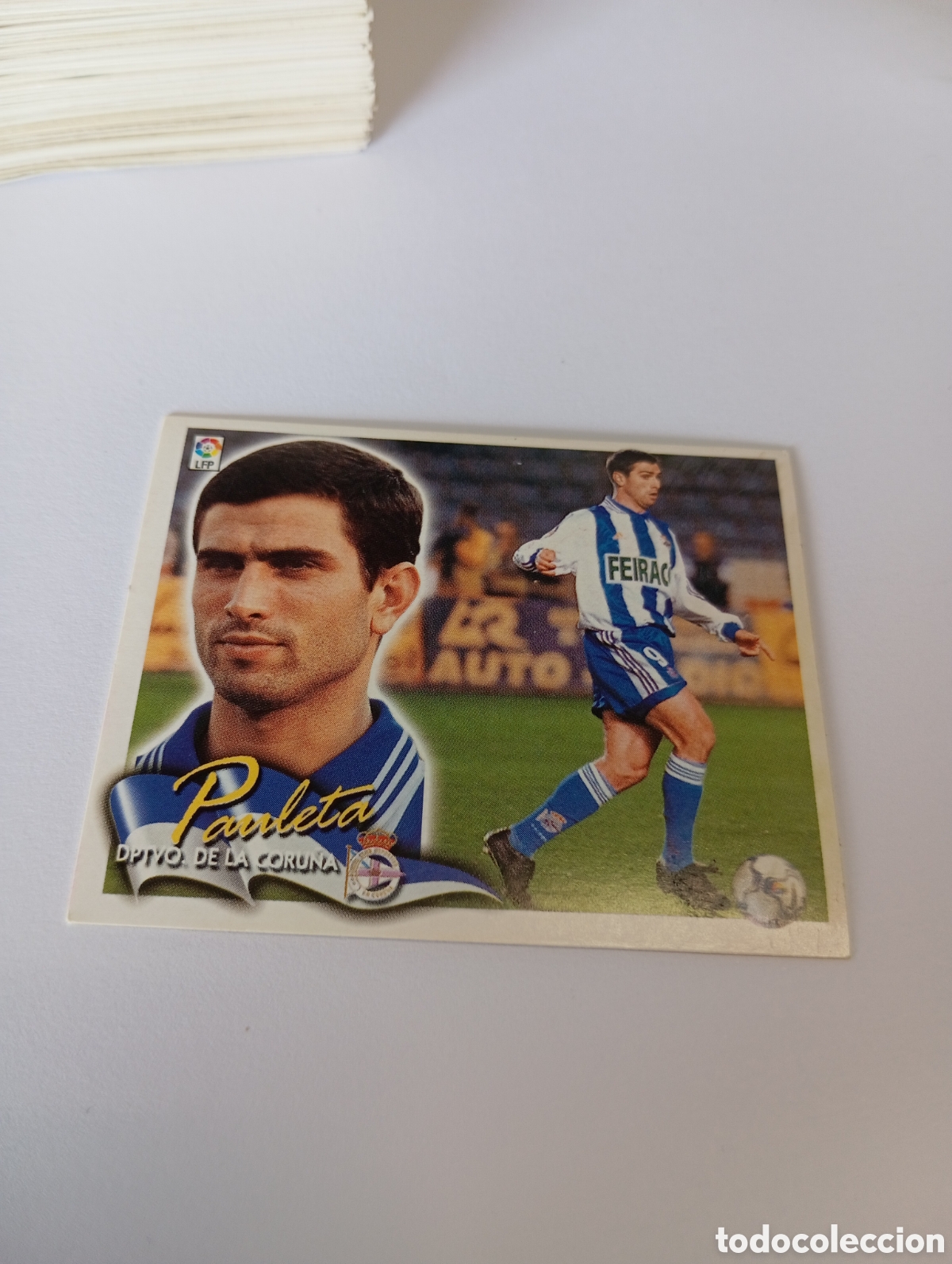Cromos de F&uacute;tbol: PAULETA Deportivo LIGA ESTE 2000 2001 PANINI 00 01 NUEVO SIN PEGAR