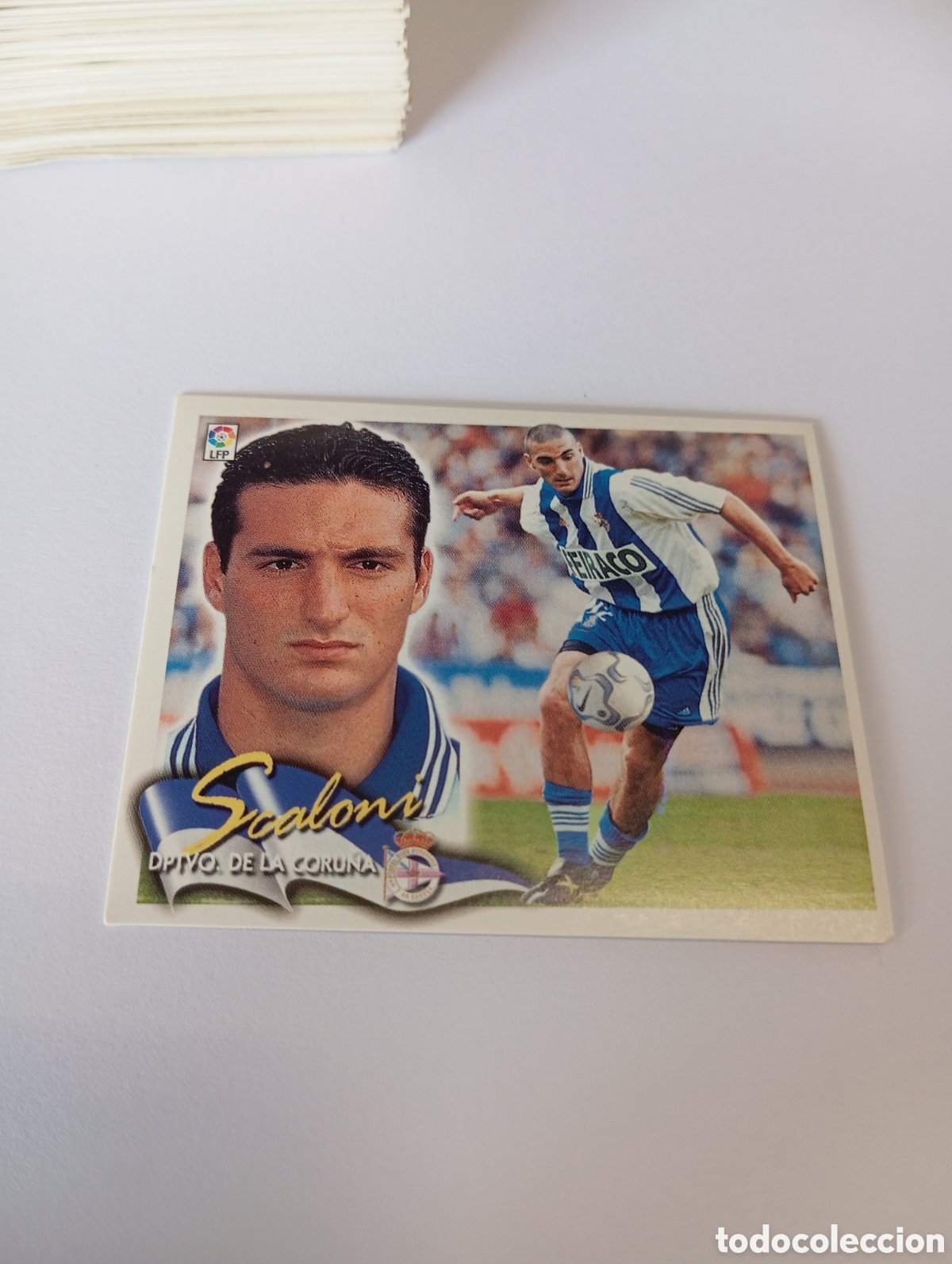 Cromos de F&uacute;tbol: SCALONI Deportivo LIGA ESTE 2000 2001 PANINI 00 01 NUEVO SIN PEGAR