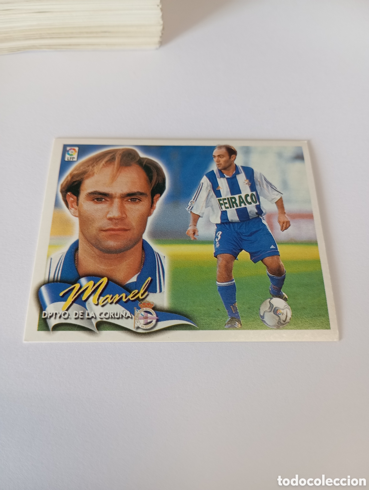 Cromos de F&uacute;tbol: MANEL Deportivo LIGA ESTE 2000 2001 PANINI 00 01 NUEVO SIN PEGAR
