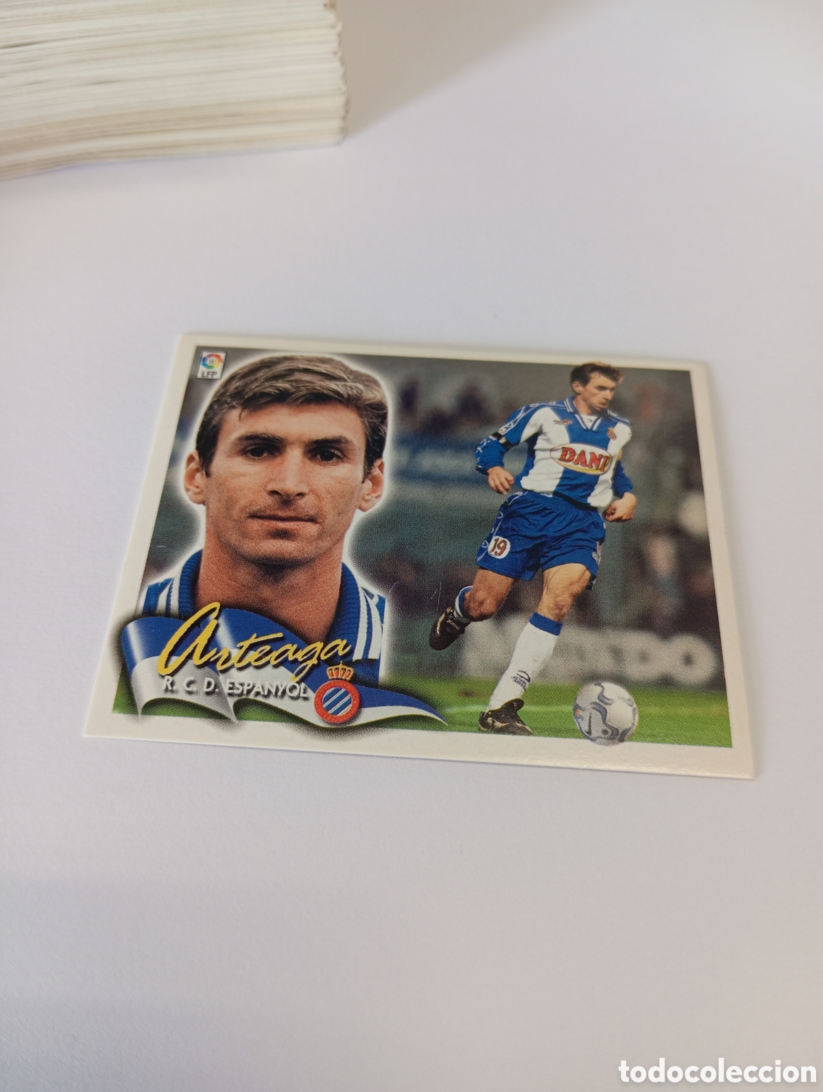 Cromos de F&uacute;tbol: ARTEAGA Espanyol Espa&ntilde;ol LIGA ESTE 2000 2001 PANINI 00 01 NUEVO SIN PEGAR