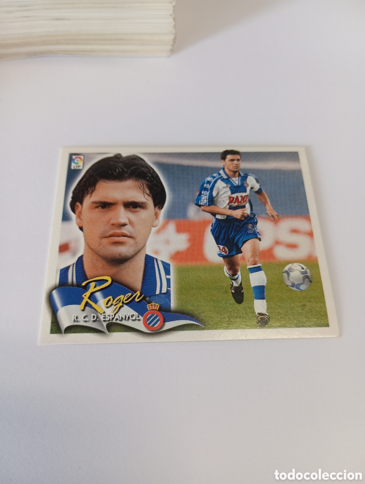 Cromos de F&uacute;tbol: ROGER Espanyol Espa&ntilde;ol LIGA ESTE 2000 2001 PANINI 00 01 NUEVO SIN PEGAR