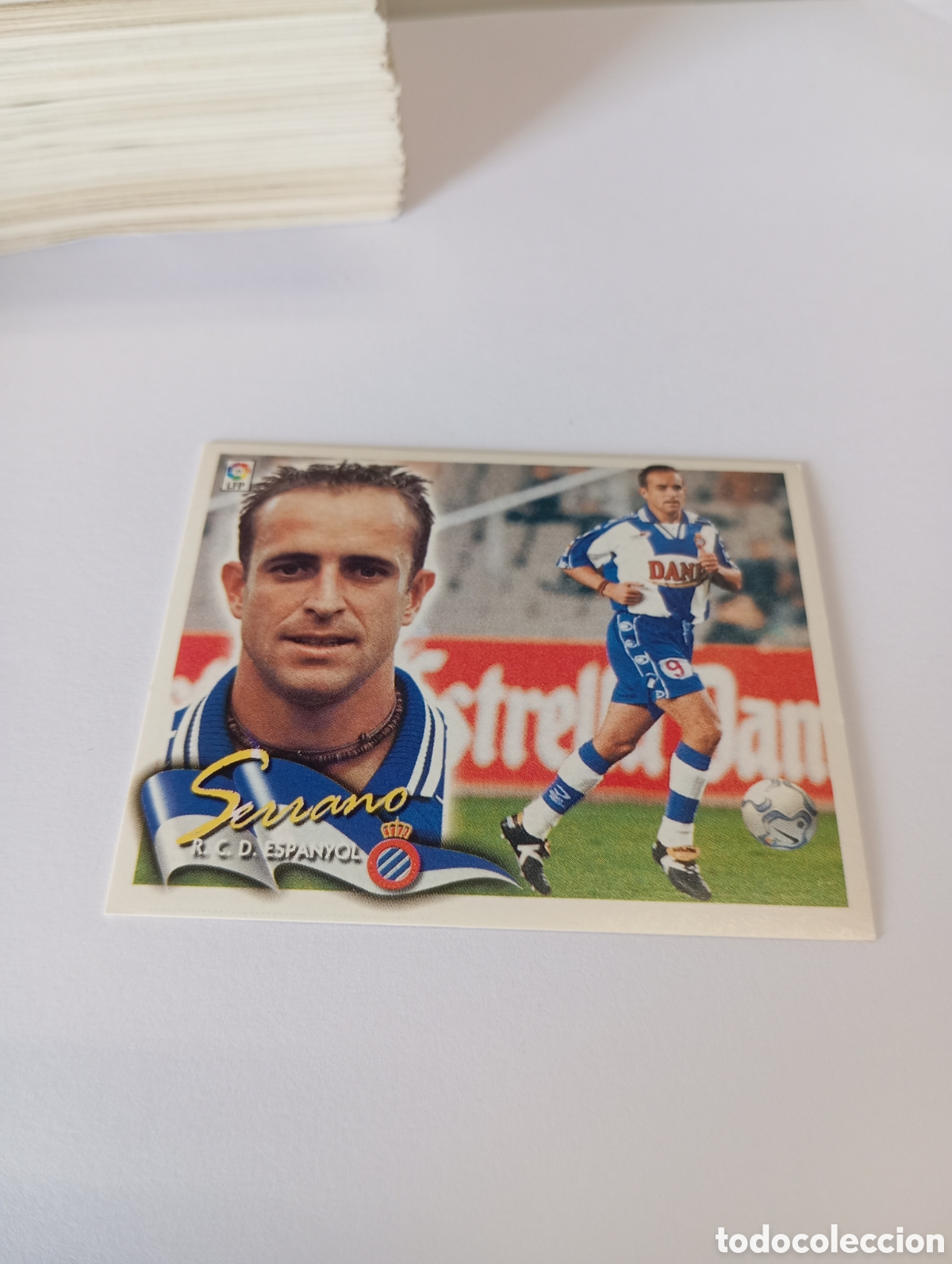 Cromos de F&uacute;tbol: SERRANO Espanyol Espa&ntilde;ol LIGA ESTE 2000 2001 PANINI 00 01 NUEVO SIN PEGAR