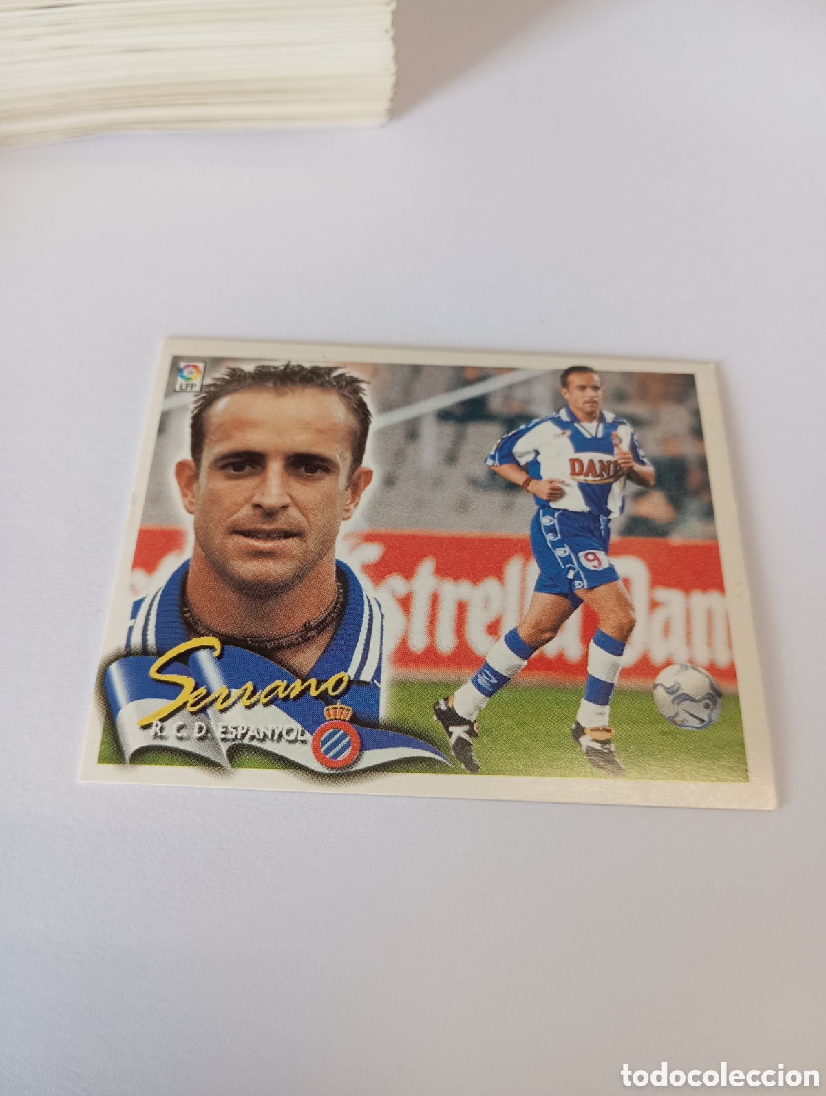 Cromos de F&uacute;tbol: SERRANO Espanyol Espa&ntilde;ol LIGA ESTE 2000 2001 PANINI 00 01 NUEVO SIN PEGAR