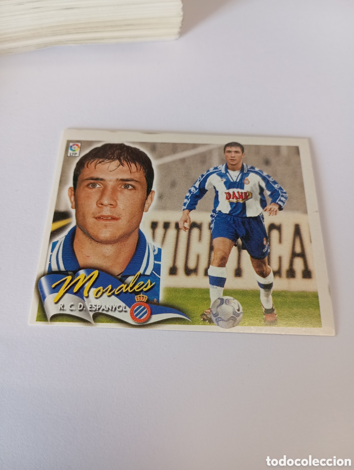 Cromos de F&uacute;tbol: MORALES Espanyol Espa&ntilde;ol LIGA ESTE 2000 2001 PANINI 00 01 NUEVO SIN PEGAR