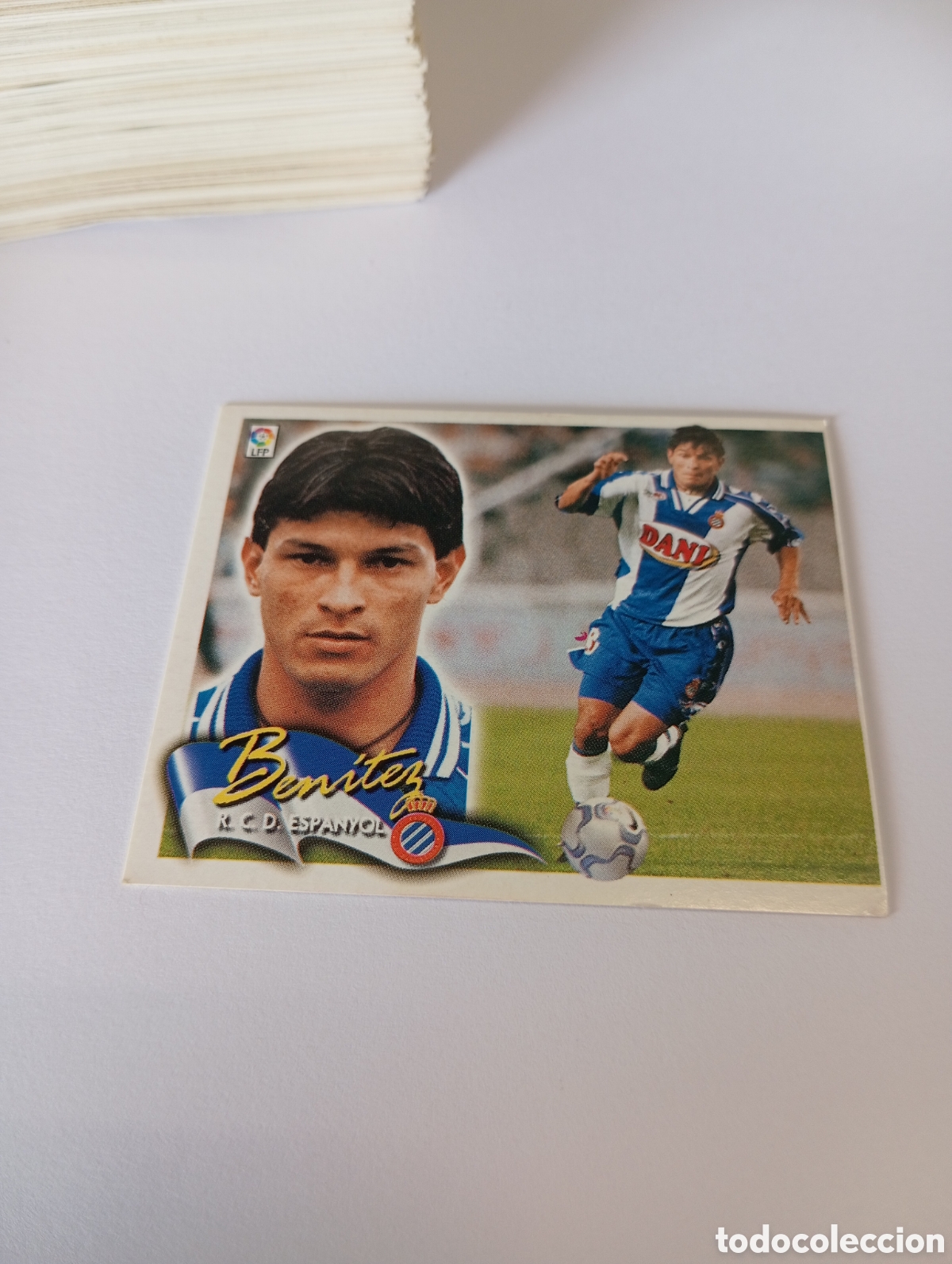 Cromos de F&uacute;tbol: BEN&Iacute;TEZ Espanyol Espa&ntilde;ol LIGA ESTE 2000 2001 PANINI 00 01 NUEVO SIN PEGAR