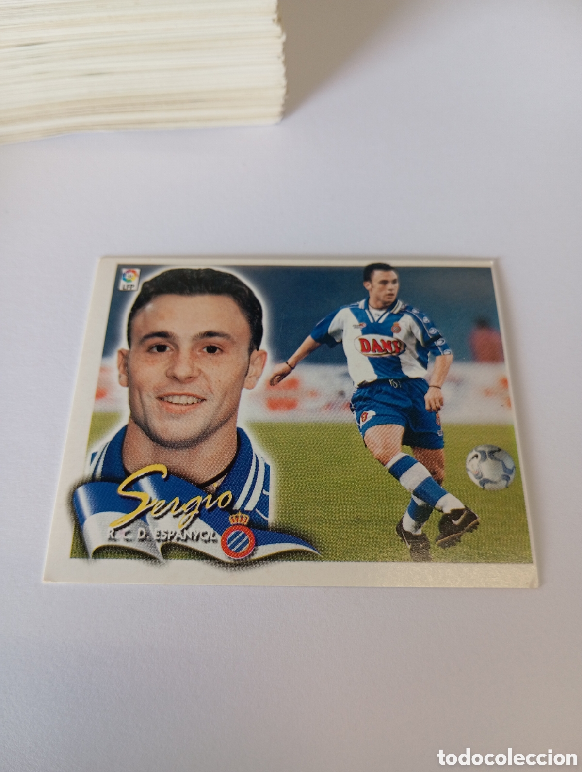 Cartes &agrave; collectionner de Football: SERGIO Espanyol Espa&ntilde;ol LIGA ESTE 2000 2001 PANINI 00 01 NUEVO SIN PEGAR