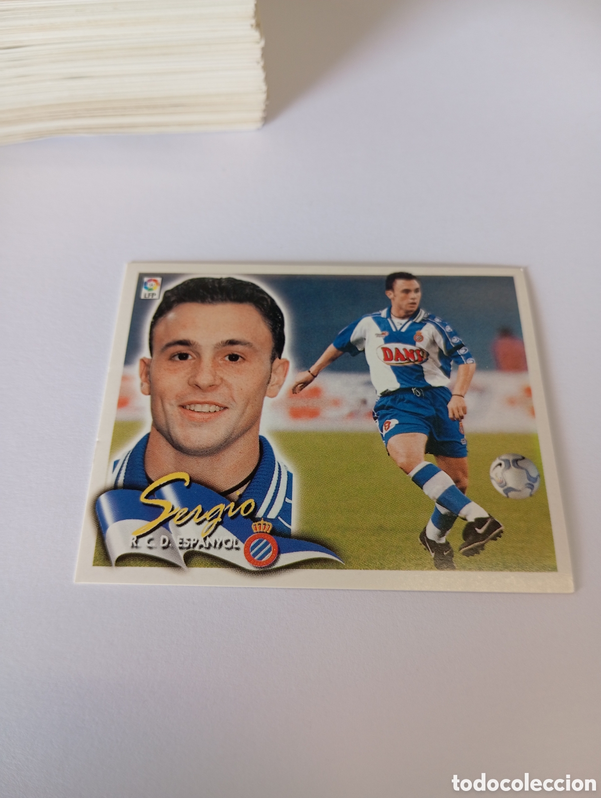 Cartes &agrave; collectionner de Football: SERGIO Espanyol Espa&ntilde;ol LIGA ESTE 2000 2001 PANINI 00 01 NUEVO SIN PEGAR