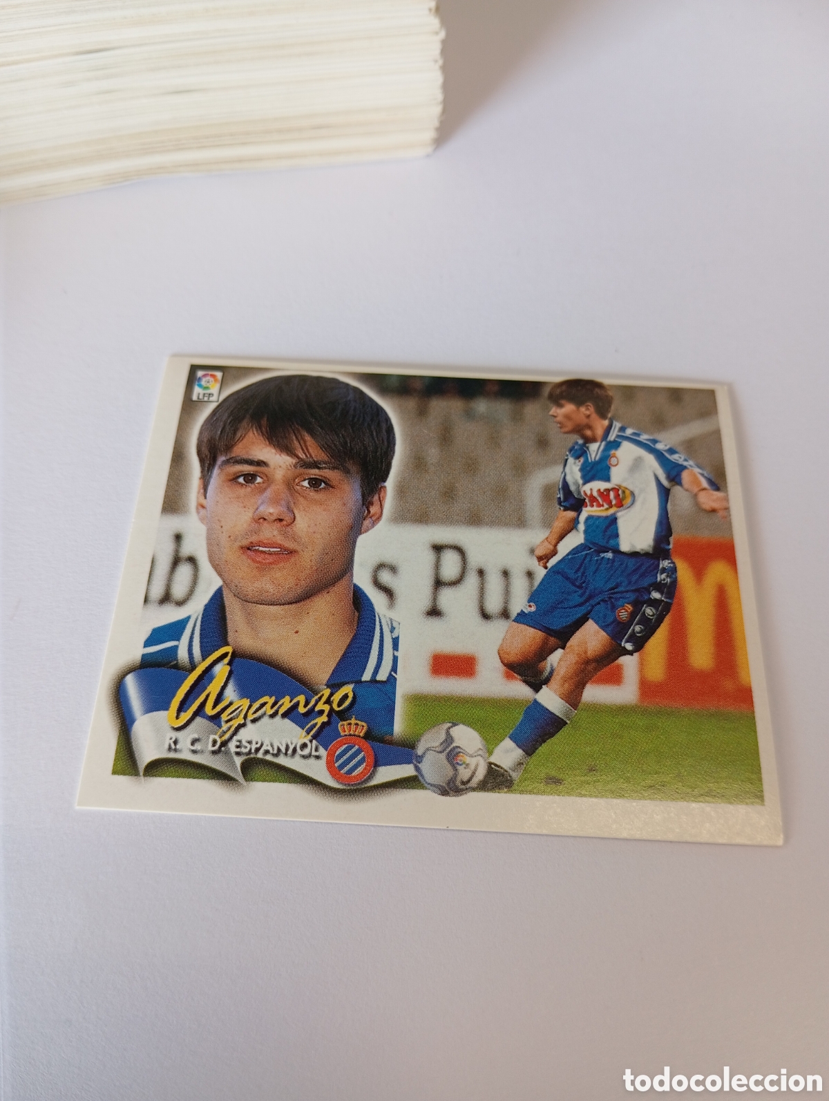 Cromos de F&uacute;tbol: AGANZO Espanyol Espa&ntilde;ol LIGA ESTE 2000 2001 PANINI 00 01 NUEVO SIN PEGAR