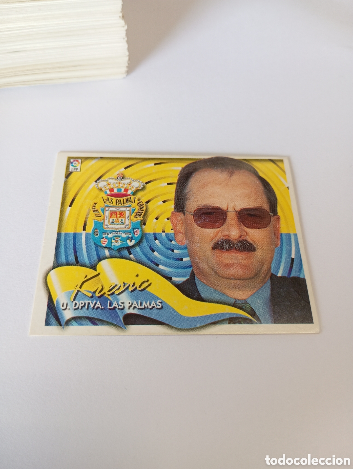 Cromos de F&uacute;tbol: ENTRENADOR KRESIC Las Palmas LIGA ESTE 2000 2001 PANINI 00 01 NUEVO SIN PEGAR