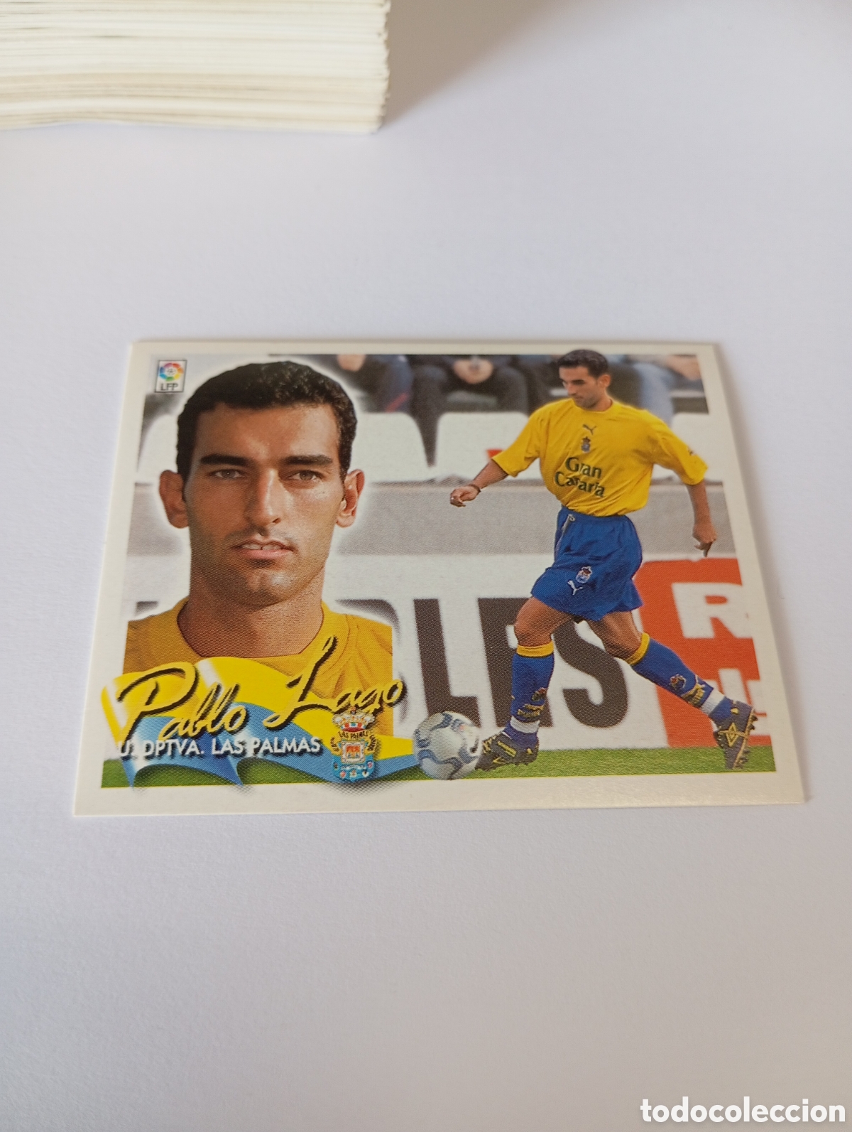 Cromos de F&uacute;tbol: PABLO LAGO Las Palmas LIGA ESTE 2000 2001 PANINI 00 01 NUEVO SIN PEGAR