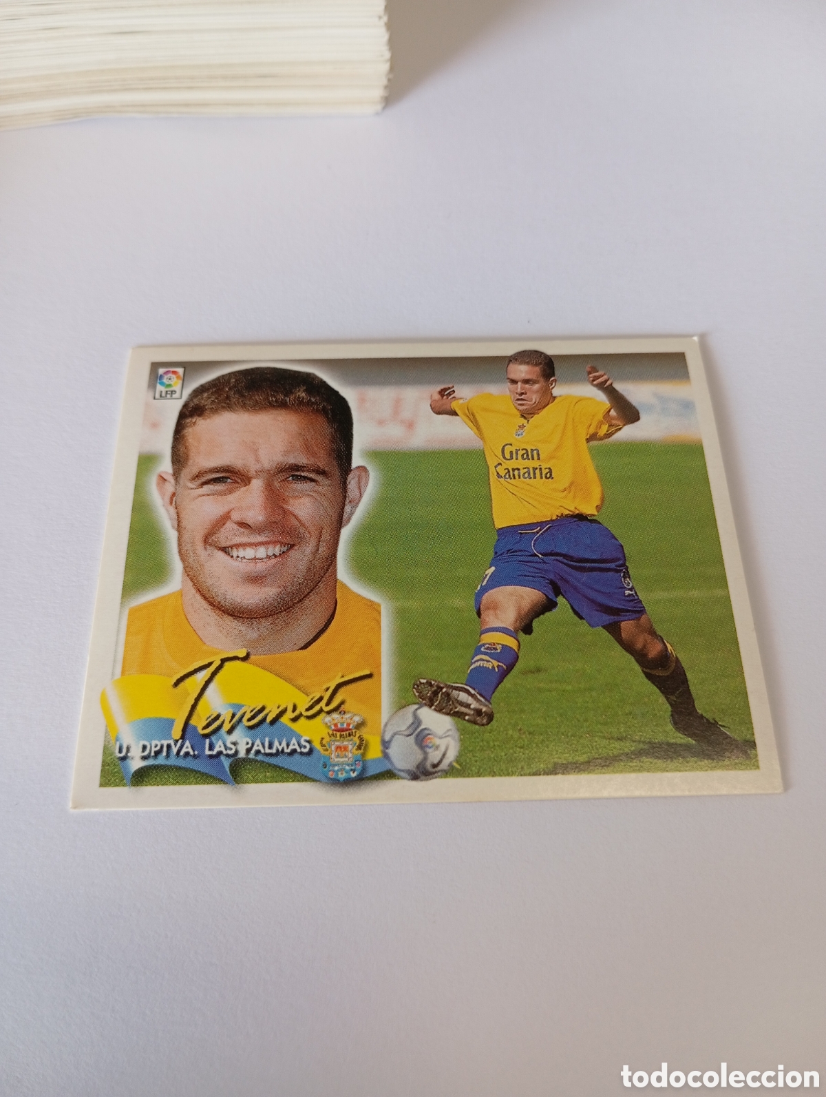 Cromos de F&uacute;tbol: TEVENET Las Palmas LIGA ESTE 2000 2001 PANINI 00 01 NUEVO SIN PEGAR