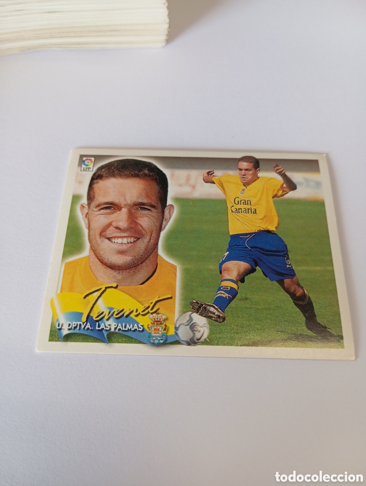 Cromos de F&uacute;tbol: TEVENET Las Palmas LIGA ESTE 2000 2001 PANINI 00 01 NUEVO SIN PEGAR
