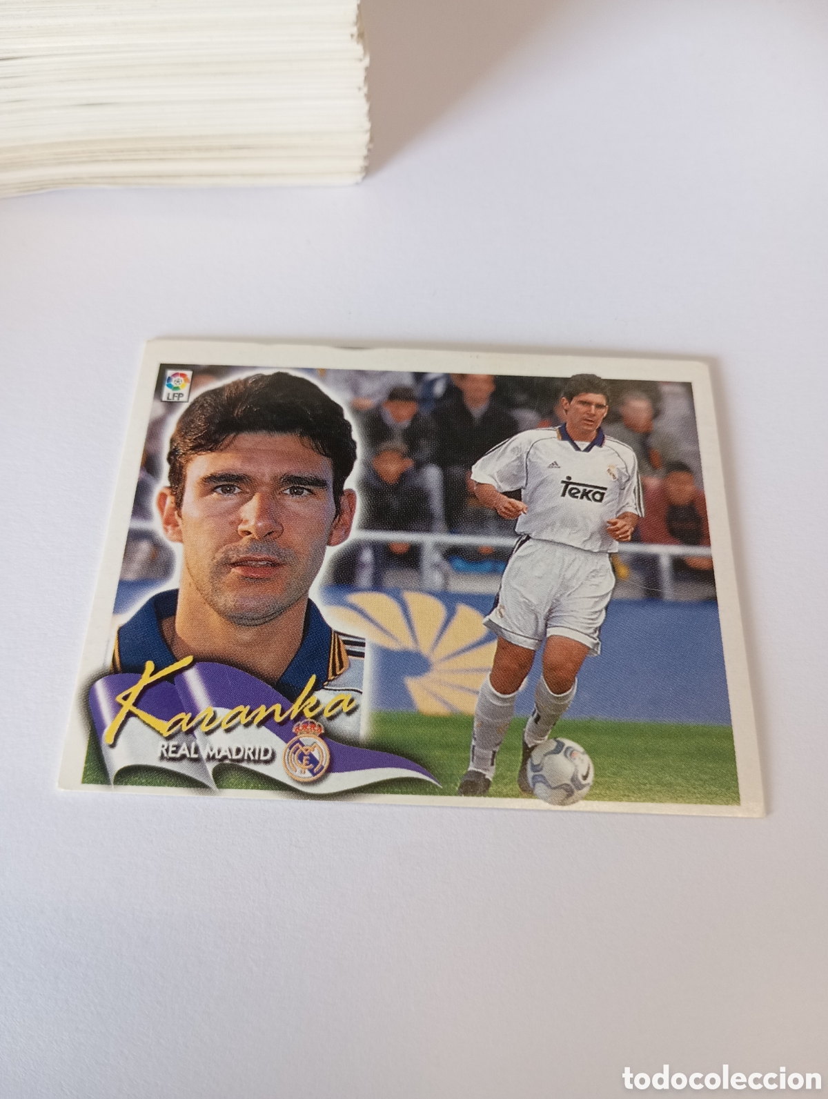 Cromos de F&uacute;tbol: KARANKA Real Madrid LIGA ESTE 2000 2001 PANINI 00 01 NUEVO SIN PEGAR