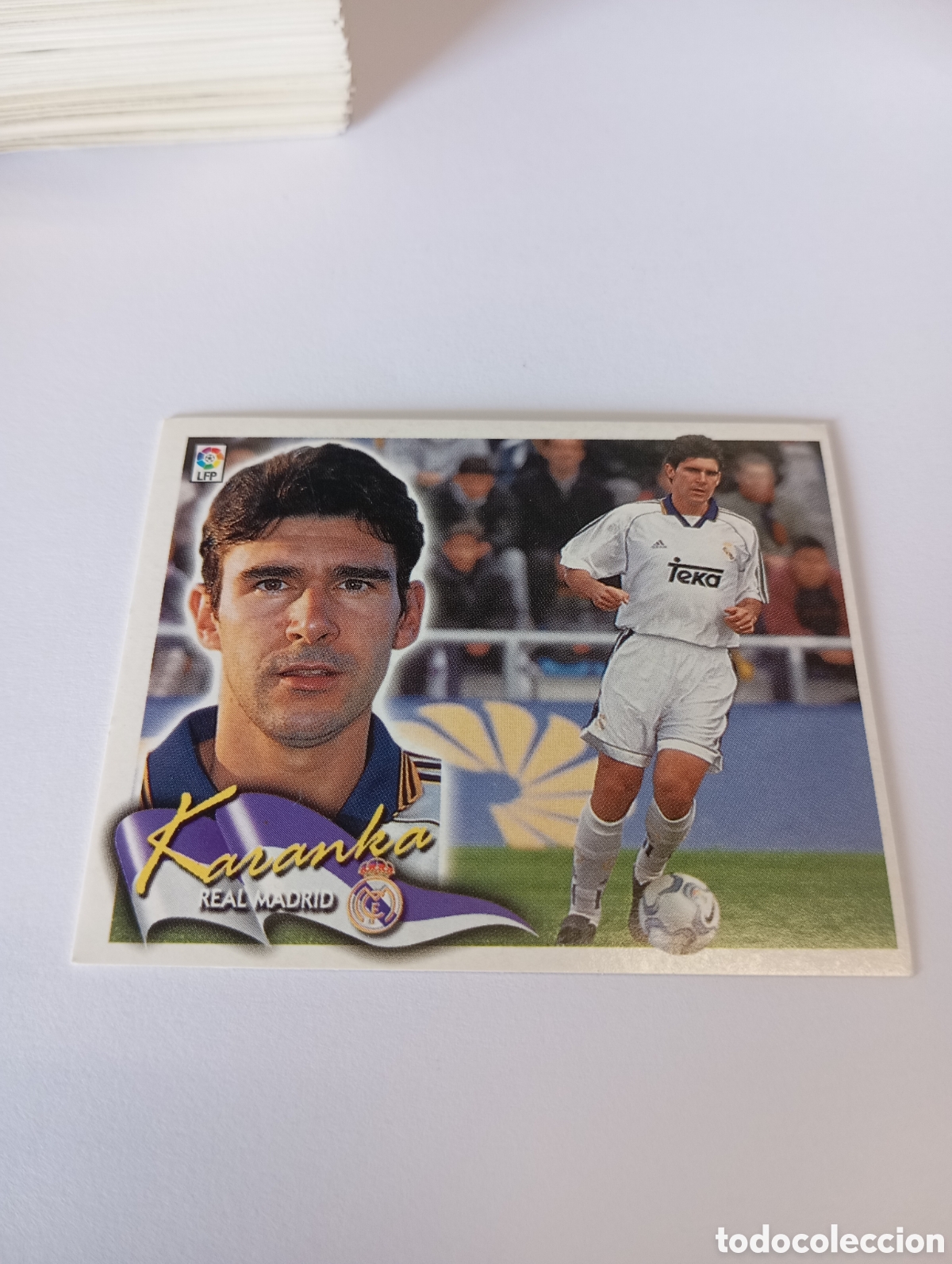 Cromos de F&uacute;tbol: KARANKA Real Madrid LIGA ESTE 2000 2001 PANINI 00 01 NUEVO SIN PEGAR