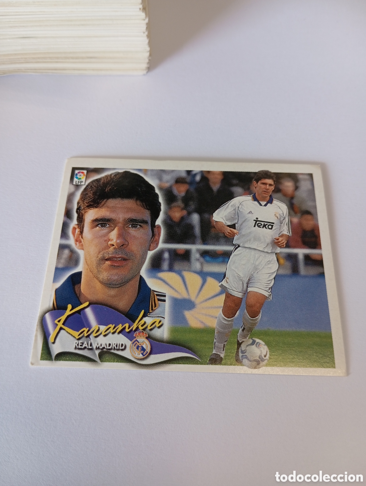 Cromos de F&uacute;tbol: KARANKA Real Madrid LIGA ESTE 2000 2001 PANINI 00 01 NUEVO SIN PEGAR