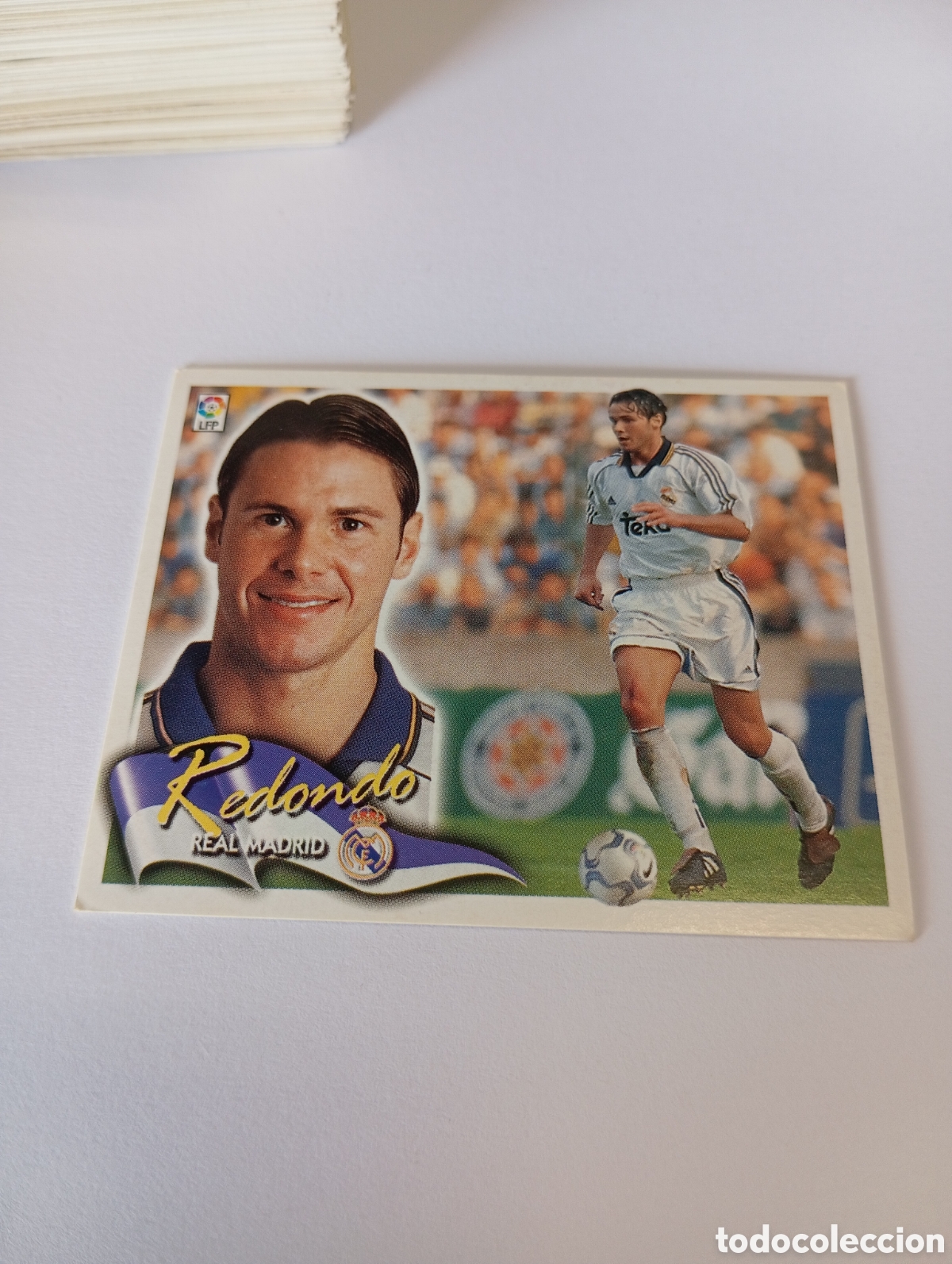 Cromos de F&uacute;tbol: REDONDO BAJA Real Madrid LIGA ESTE 2000 2001 PANINI 00 01 NUEVO SIN PEGAR