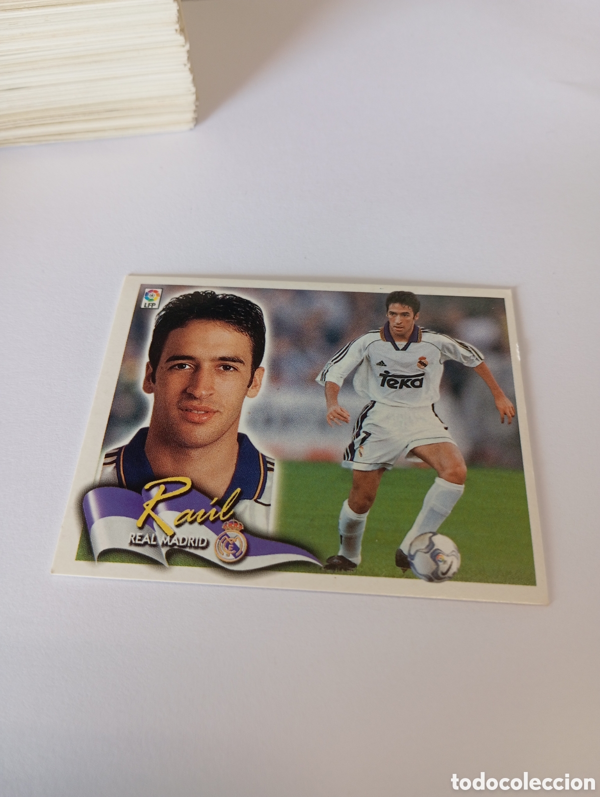 Cromos de F&uacute;tbol: RA&Uacute;L Real Madrid LIGA ESTE 2000 2001 PANINI 00 01 NUEVO SIN PEGAR