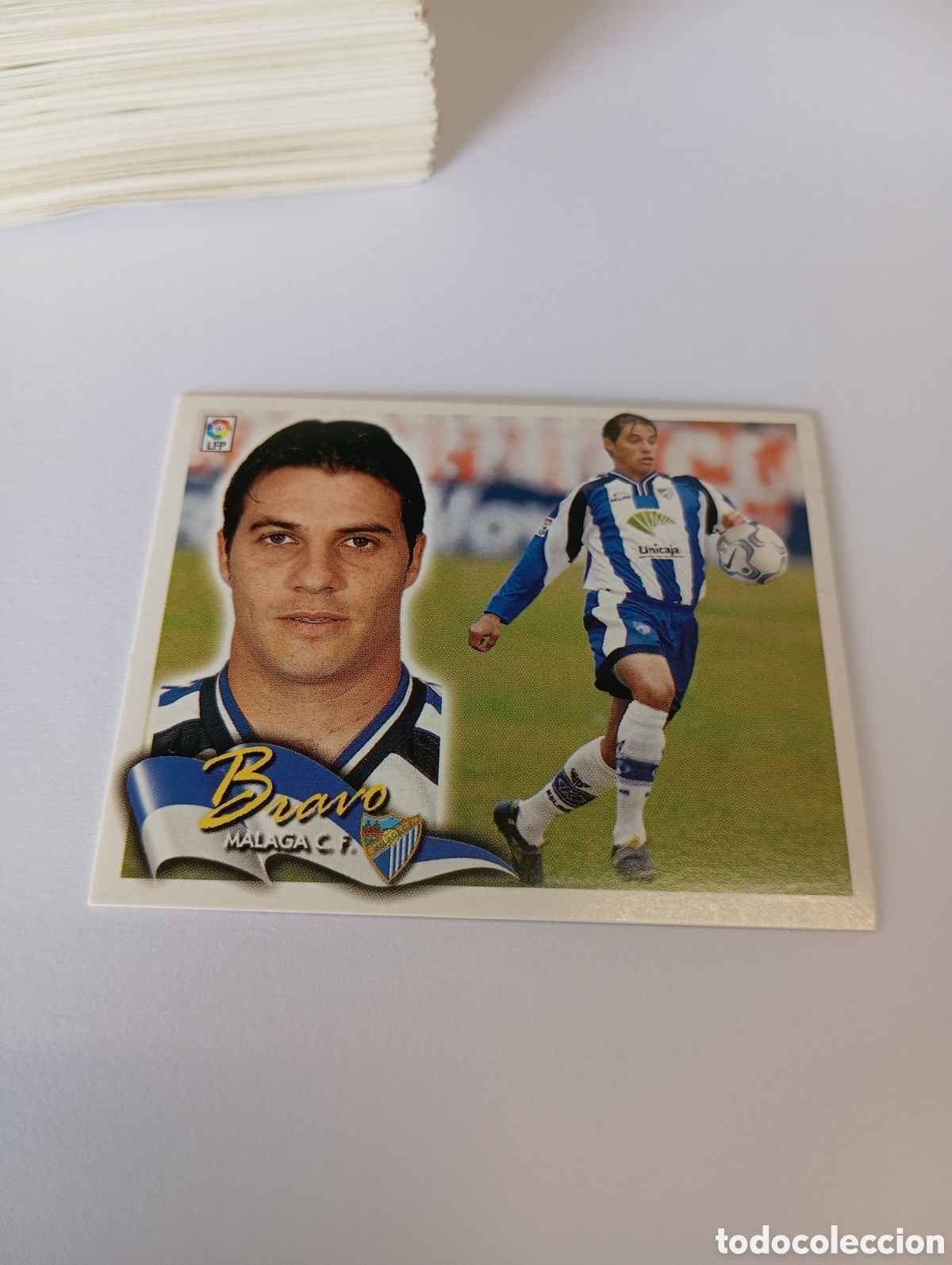Cromos de F&uacute;tbol: BRAVO M&aacute;laga LIGA ESTE 2000 2001 PANINI 00 01 NUEVO SIN PEGAR