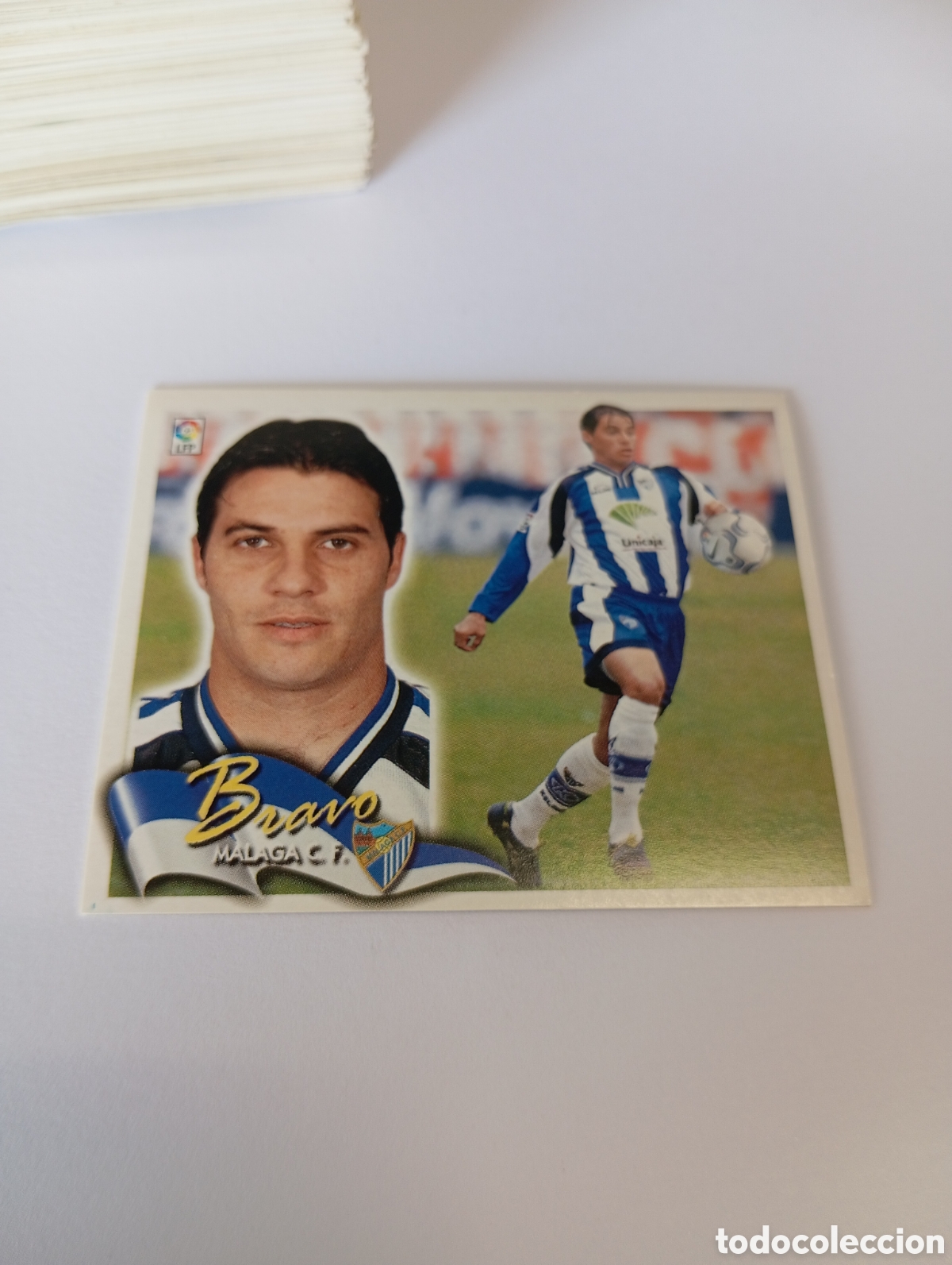 Cromos de F&uacute;tbol: BRAVO M&aacute;laga LIGA ESTE 2000 2001 PANINI 00 01 NUEVO SIN PEGAR