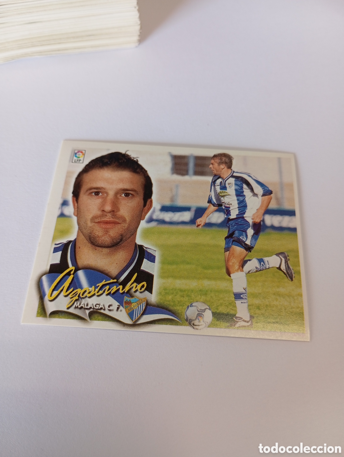 Cromos de F&uacute;tbol: AGOSTINHO M&aacute;laga LIGA ESTE 2000 2001 PANINI 00 01 NUEVO SIN PEGAR
