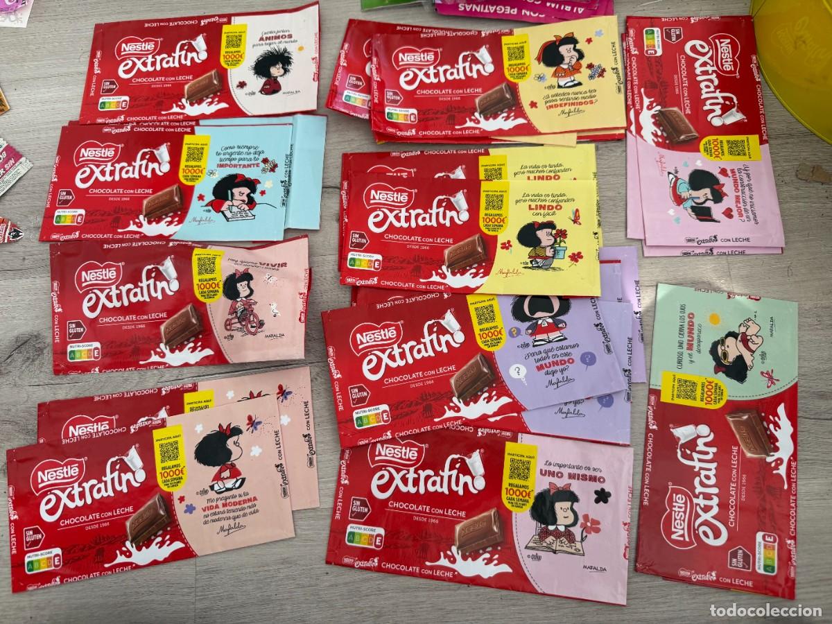 Cromos de F&uacute;tbol: M&aacute;s de 20 envoltorios de Mafalda de Nestl&eacute;