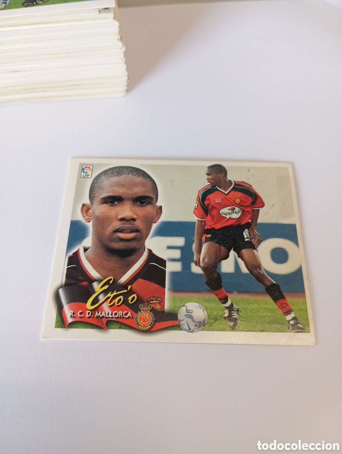 Cromos de F&uacute;tbol: ETO'O Mallorca LIGA ESTE 2000 2001 PANINI 00 01 NUEVO SIN PEGAR
