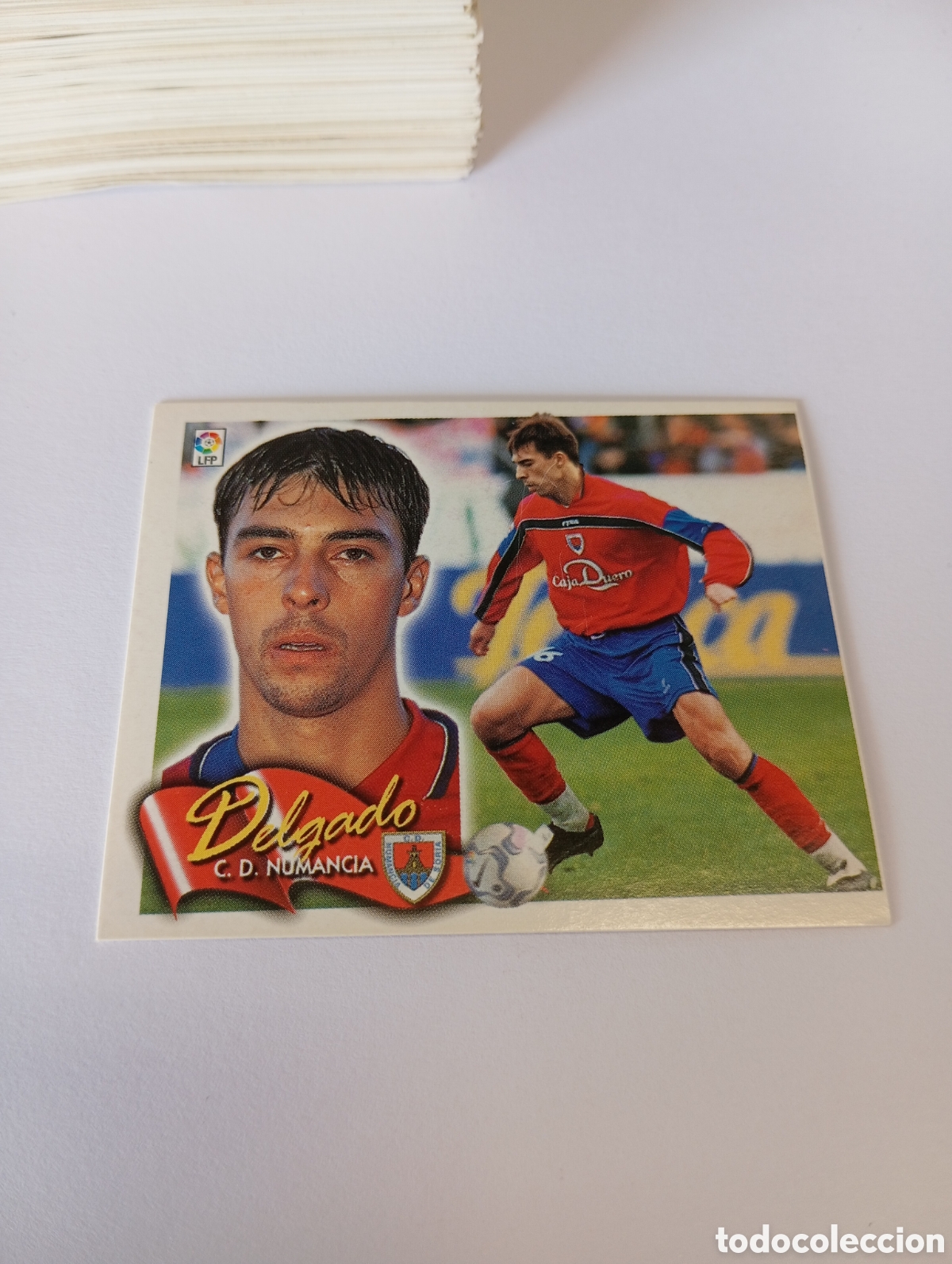 Cromos de F&uacute;tbol: DELGADO Numancia LIGA ESTE 2000 2001 PANINI 00 01 NUEVO SIN PEGAR