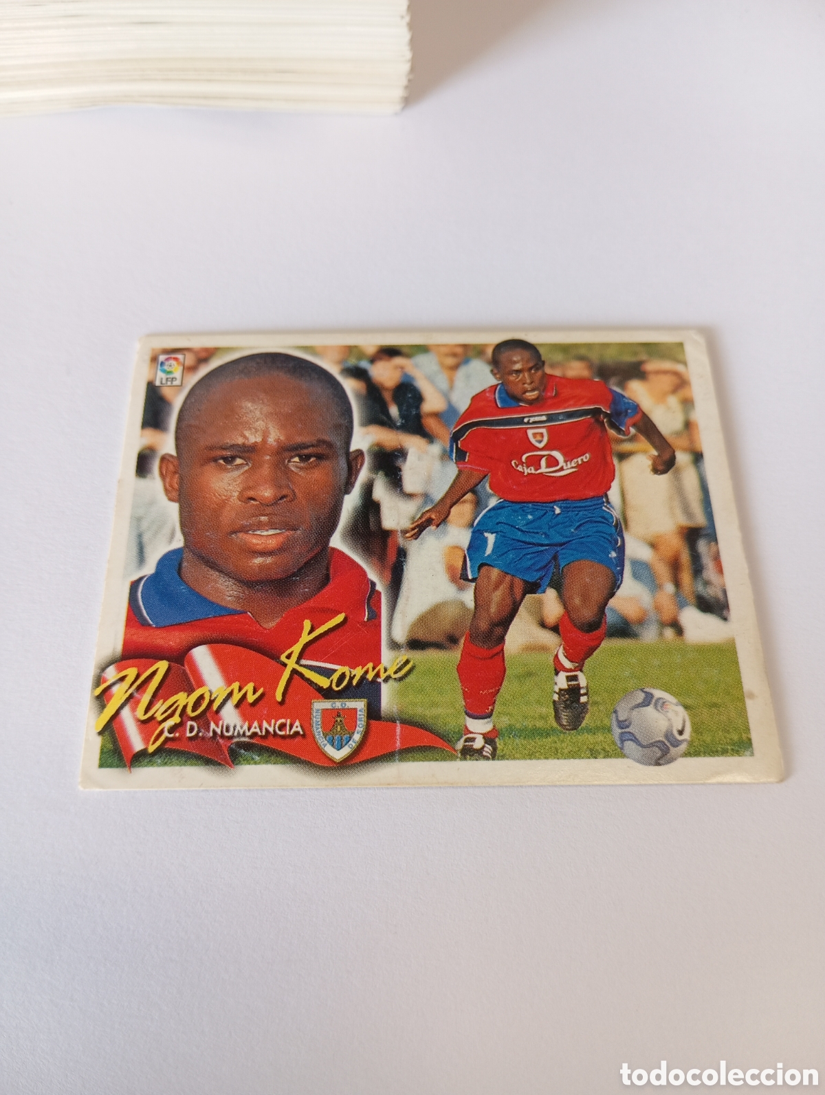 Cromos de F&uacute;tbol: NGOM KOME Numancia LIGA ESTE 2000 2001 PANINI 00 01 NUEVO SIN PEGAR
