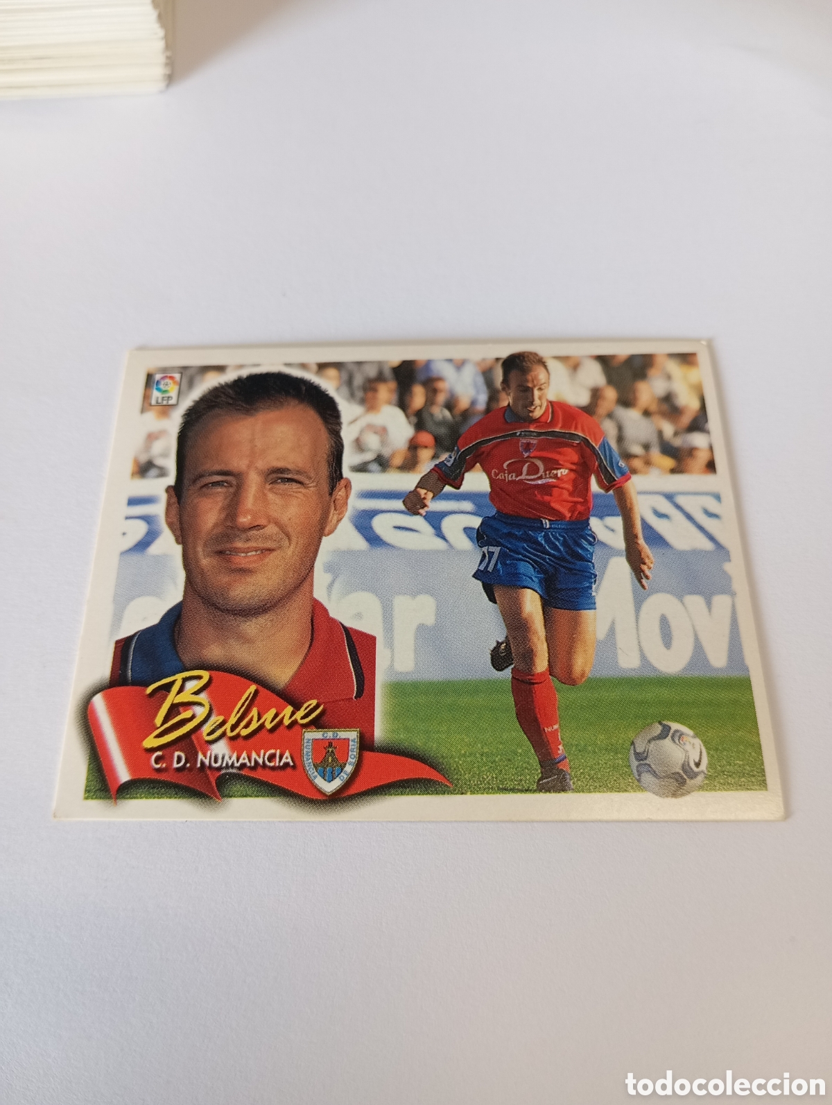 Cromos de F&uacute;tbol: BELSUE Numancia LIGA ESTE 2000 2001 PANINI 00 01 NUEVO SIN PEGAR