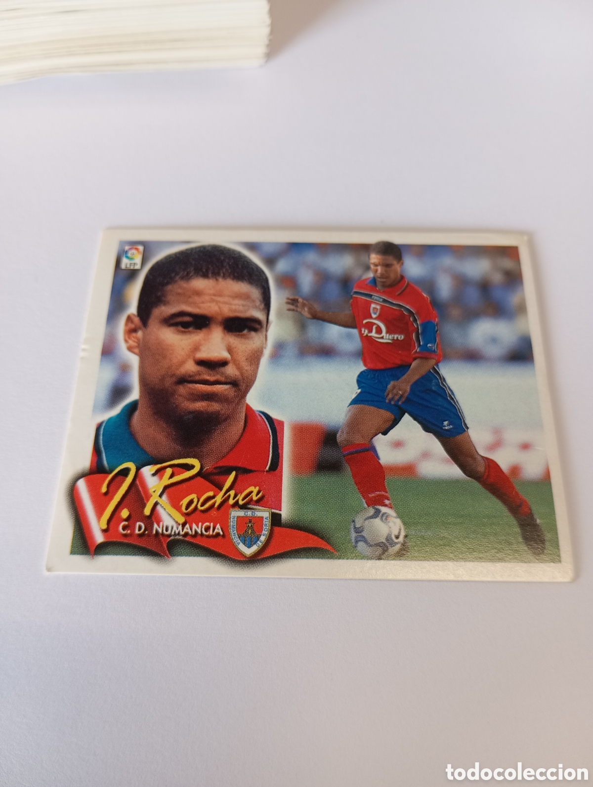 Figurine di Calcio: IV&Aacute;N ROCHA Numancia LIGA ESTE 2000 2001 PANINI 00 01 NUEVO SIN PEGAR