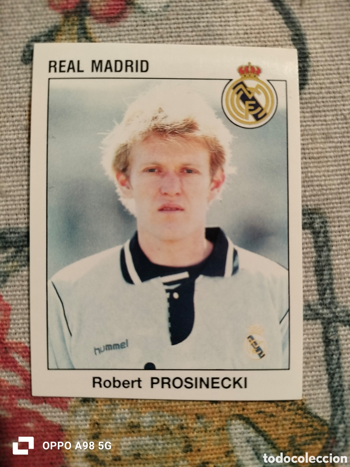 Football Stickers: Cromo Robert Prosinecki Real Madrid Estrellas de la liga 93 94 liga temporada 1993 1994
