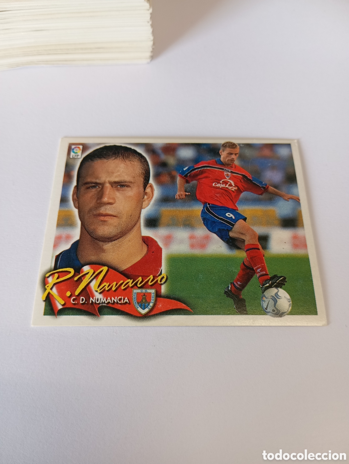 Cromos de F&uacute;tbol: RUB&Eacute;N NAVARRO Numancia LIGA ESTE 2000 2001 PANINI 00 01 NUEVO SIN PEGAR