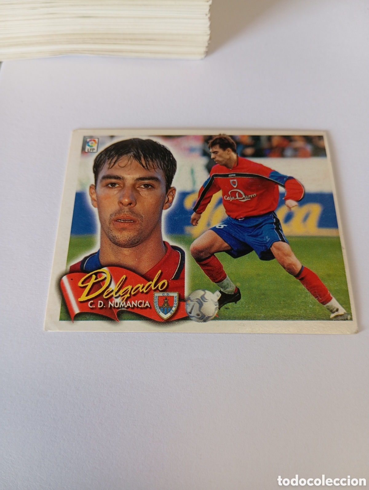 Cromos de F&uacute;tbol: DELGADO Numancia LIGA ESTE 2000 2001 PANINI 00 01 NUEVO SIN PEGAR