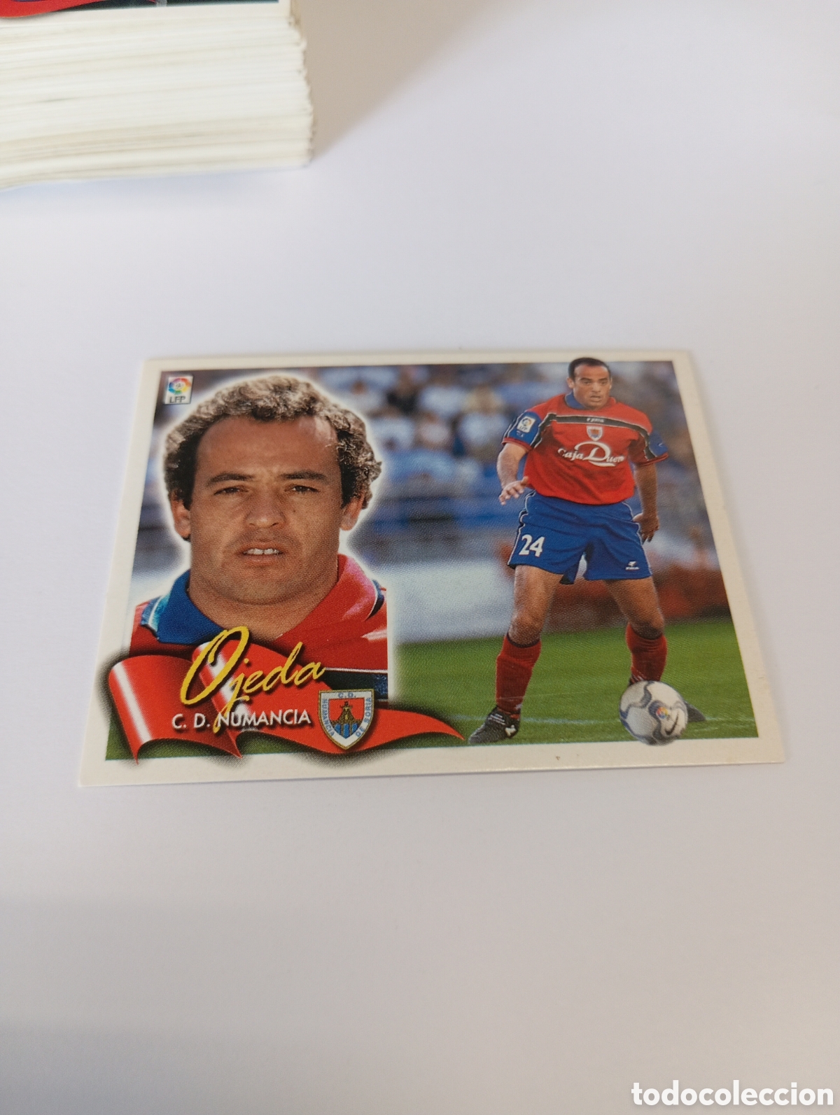 Cromos de F&uacute;tbol: OJEDA Numancia LIGA ESTE 2000 2001 PANINI 00 01 NUEVO SIN PEGAR