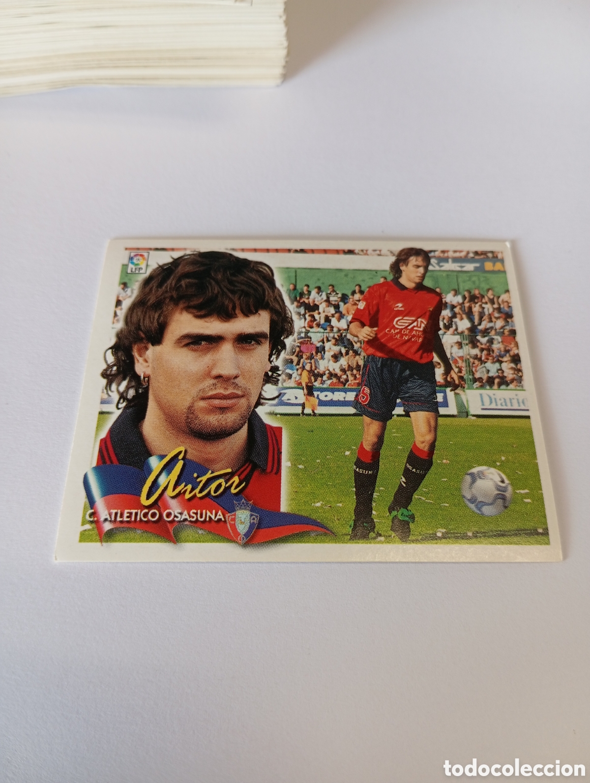 Cromos de F&uacute;tbol: AITOR Osasuna LIGA ESTE 2000 2001 PANINI 00 01 NUEVO SIN PEGAR