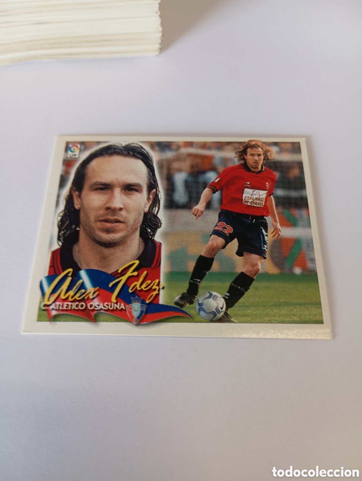 Cromos de F&uacute;tbol: ALEX FERN&Aacute;NDEZ Osasuna LIGA ESTE 2000 2001 PANINI 00 01 NUEVO SIN PEGAR