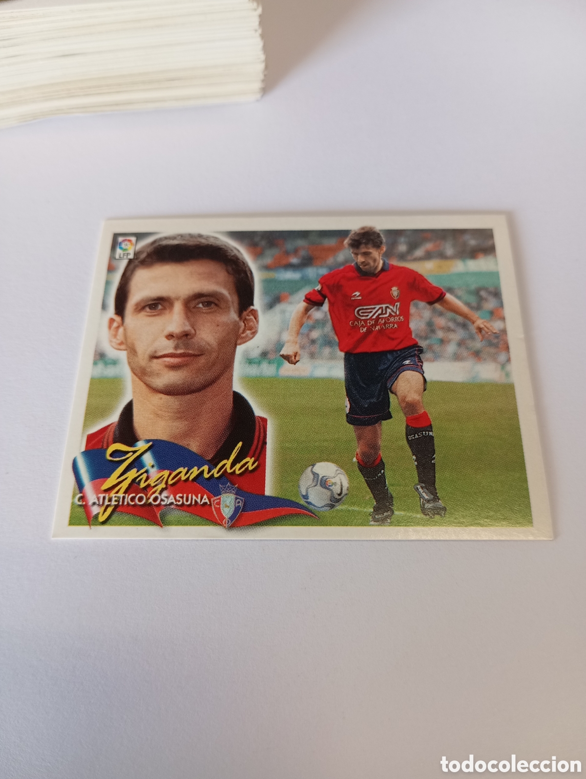 Cromos de F&uacute;tbol: ZIGANDA Osasuna LIGA ESTE 2000 2001 PANINI 00 01 NUEVO SIN PEGAR