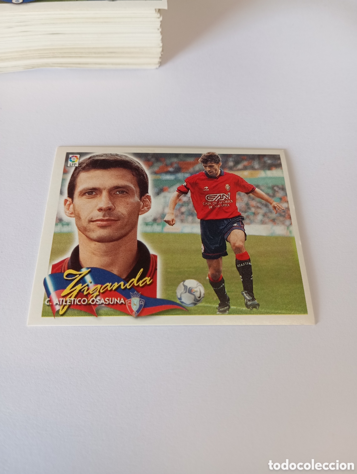Cromos de F&uacute;tbol: ZIGANDA Osasuna LIGA ESTE 2000 2001 PANINI 00 01 NUEVO SIN PEGAR