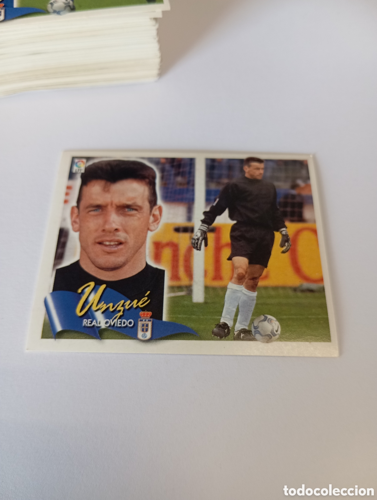 Cromos de F&uacute;tbol: UNZUE Oviedo LIGA ESTE 2000 2001 PANINI 00 01 NUEVO SIN PEGAR
